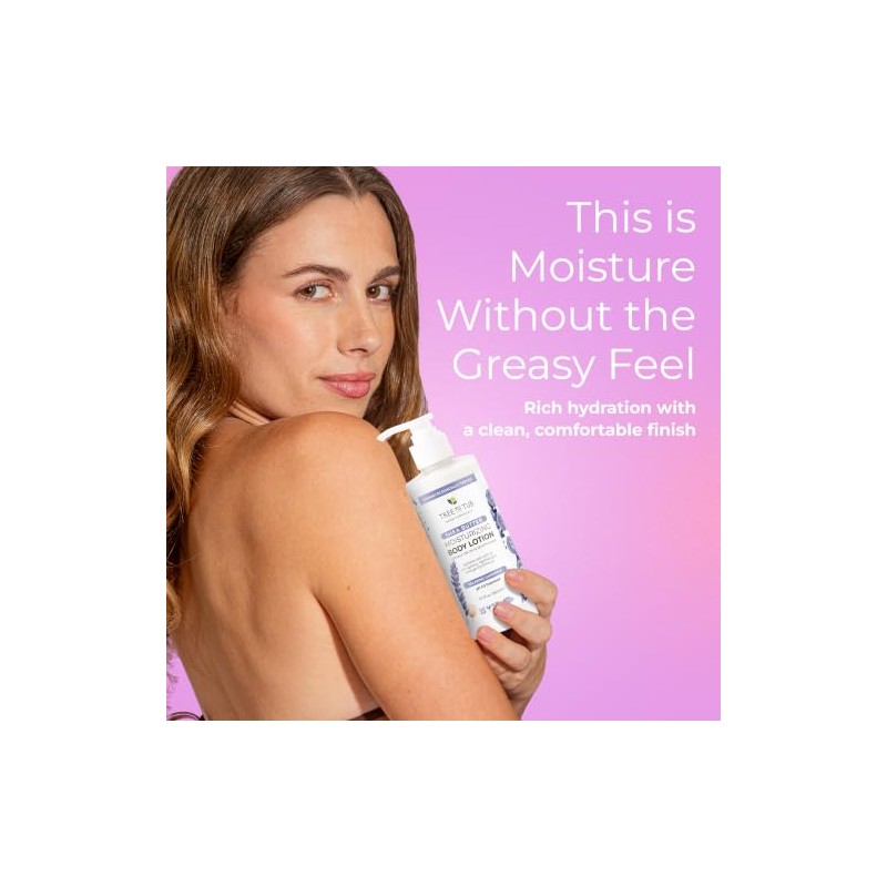 pH 5.5 Balanced Lavender Lotion For Sensitive Skin With Eco-Friendly