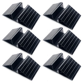 6Pcs Plastic Pet Dog Gate Support Feet - Triangular Isolation Fence Reinforcement Fittings - Anti Fall Free Standing Dog Gate Fence Panel for configurable Dog Gates and Pet Enclosures