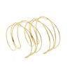FloralGrace Pack of 2 Delicate Bangle Gold for Women Trendy