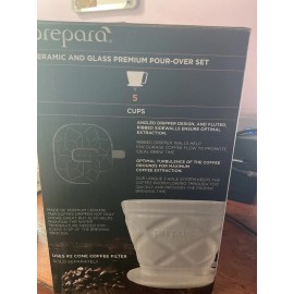 Prepara Ceramic And Glass Premium Pour Over Set 5 cup (S1356Z)