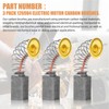 3 pack 126984 Carbon Brush with Spring for Miller Welder