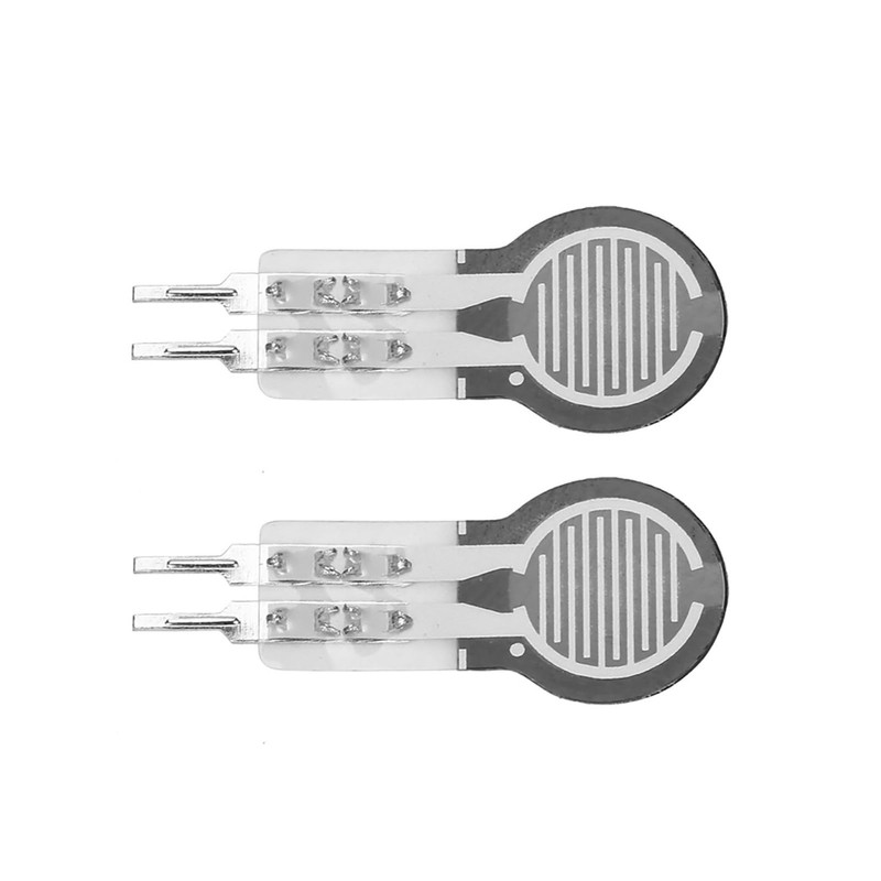 Luatoxry 2Pcs Force Sensitive Resistor, 20g~2kg Flexible Thin Film Pressure
