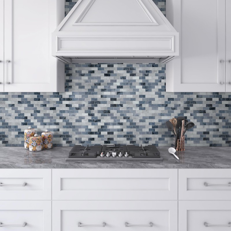 10-Sheet Subway Peel and Stick Backsplash Tile, 11.3" x 10.8"