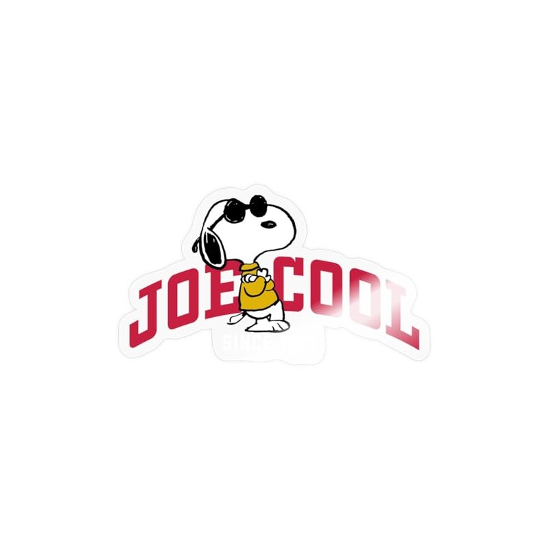 Spreadshirt Peanuts Snoopy Joe Cool Sunglasses Sticker, 10 x 10