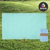 Portable Outdoor Picnic Mat Waterproof Mat Blue/Paper Case
