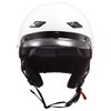LS2 Helmets Bagger Motorcycle Half Helmet (Gloss White - Medium)