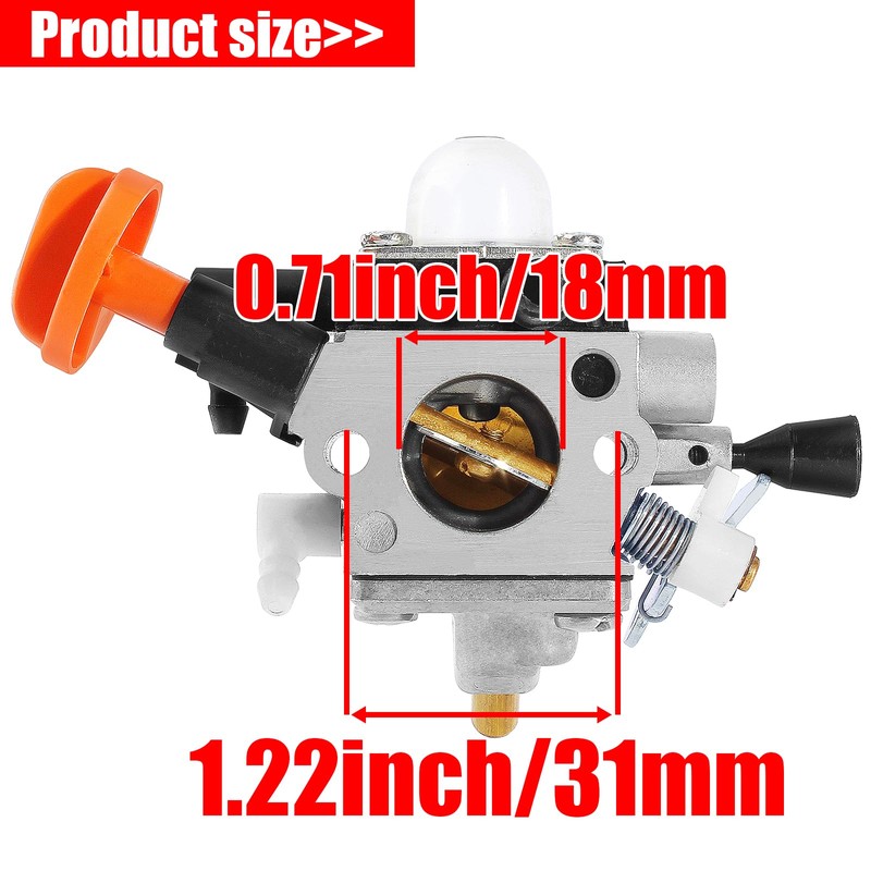 SOAJEE Carburetor for FS131R HT131 HT133 KM131R FS311 Trimmer 4180-120-0617