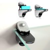 WJUAN 2 Pcs Adjustable Glass Shelf Bracket, for Wooden/Glass Shelf