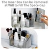 2 x plastic cosmetic storage box