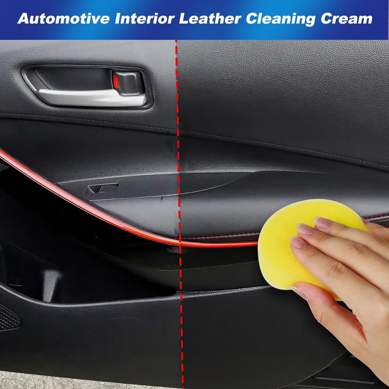 2Pcs Leader Cleaning and Care Cream & Cleaning Paste for