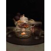 CnGlass Glass Tea Warmer 5.3 in/13.5cm diameter (Candle not Included)