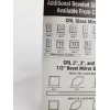 CRL Single Glass Mirror Switch Plate Cover 5.25"L x 3.5"W