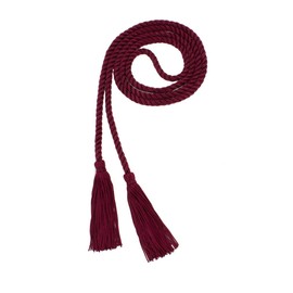 Tassel Depot Graduation Honor Cord - Maroon - Every School Color Available - Made in USA