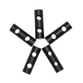 Leen4You Ferrocerium Toggle Mini Drilled Survival Ferrocerium Rod Flint Fire Starter with Toggle Lanyard Hole(Pack of 5)