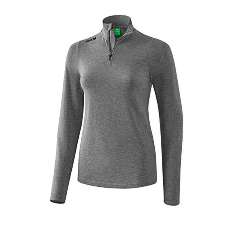 Erima Women's Turtleneck Active Wear, Grey Melange, EU 48