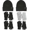 Nicole Miller Hat and Glove Set For Women Pack Of