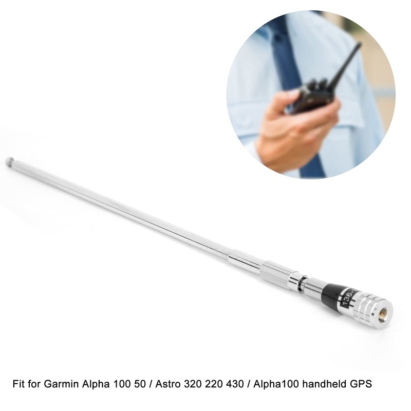 Telescopic Antenna, Upgraded Foldable High Gain Antenna for Garmin Alpha