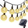 Toodour Solar String Lights Outdoor 35.6ft 60 LED Globe String