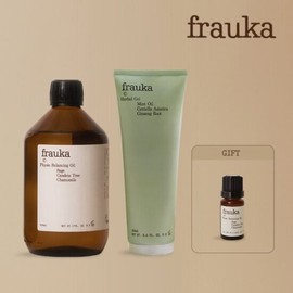 1 x Frauka Frauka Ampoule Oil 500ml. 1 x Herbal Gel (+ 10ml Oil) / 프라우카 프라우카 앰플 오일 500ml 1개. 허벌겔 1개 (+ 오일 10ml)