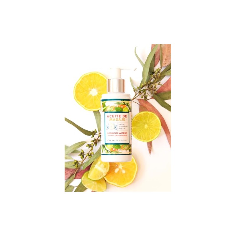 Bamboo Words | Aceite para Masaje | Mezcla de Cítricos