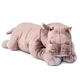 lilizzhoumax Hippo Stuffed Animal,Realistic Hippo Plush,Super Soft Plush, Figure Toy,Girl Toys,Gift for Kids,Home Decor