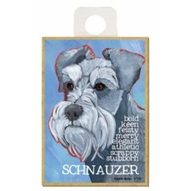 Schnauzer Bold Keen Feisty Elegant Merry...Dog Fridge Kitchen Magnet 2.5x3.5 B66