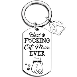 Ikacvb Cat Mom Stocking Stuffers For Adults Women Funny Stocking Stuffers 2024 Christmas Gifts For Women Cat Mom Cat Lovers Birthday Jewelry Best Mothers Day Gifts Cat Mom Ever Gift