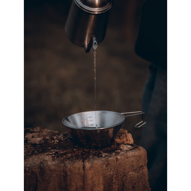 Camping Moon S-220 Camping Cup, Stainless Steel, 10.1 fl oz