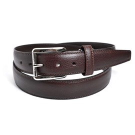 Lacoste LB84560 Men's Cow Leather Business Belt, dark brown