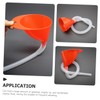 Kichvoe 2 Sets Durable Long Oil Funnels for Fuel Transfer