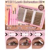 Brown Lash Clusters Kit 50D & Spikes Dark Brown Eyelash