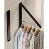 Dr.DJ Clothes Drying Rack Wall Mounted, Retractable & Foldable Clothes