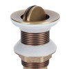 Sink Drain NonOverflow AntiClog Bathroom Wash Basin Drainer Stopper Accessory