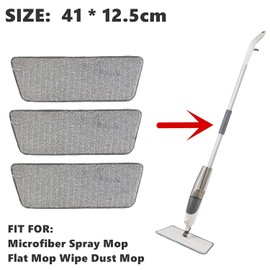 3PCS DOLANX Mop Pads Microfiber Cleaning Pads