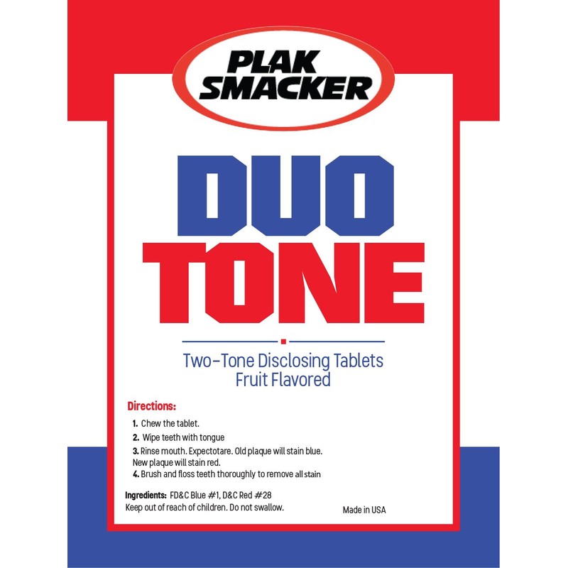 Duo Tone Plaque Disclosing Tablets (50)