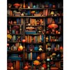 HITIRECOVI Bookshelf Paint by Numbers Kit for Adults,Canvas Paint by