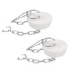 sourcing map 2Pcs Tub Stoppers, Rubber Bathtub Stoppers 31-34mm Kitchen