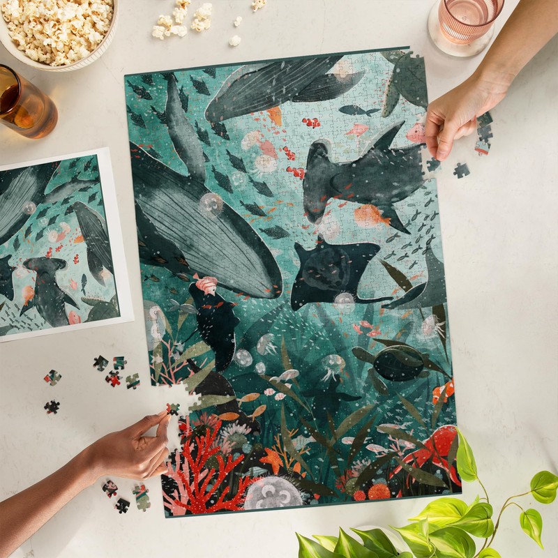 Lantern Press Under The Sea, 1000 Piece Jigsaw Puzzle for