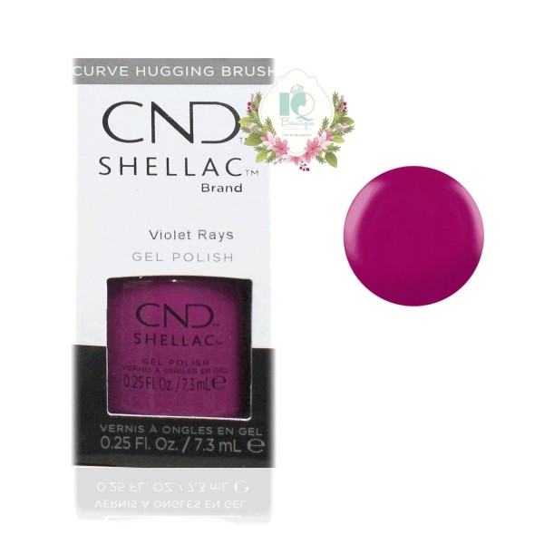 CND Shellac UV Gel Polish 0.25 oz NIB Violet Rays
