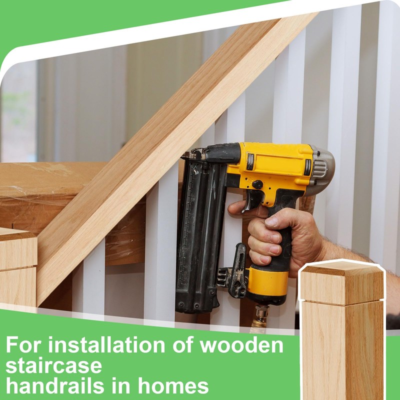 CroBlissful 3" x 3" x 48" Solid Red Oak Stair
