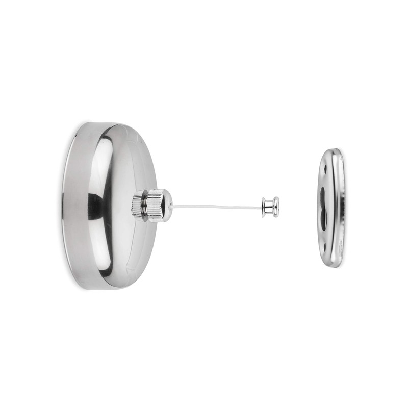 Croydex Britannia Retractable Clothes Line, Silver