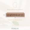 Interluxe Kartenhalter - Wichtelpost - Grußkartenhalter Fotohalter Kartenständer Tischkartenhalter aus