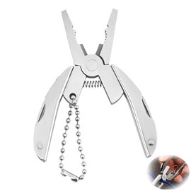 UEAVOID Car Keychain, Portable Mini Outdoor Hand Tool Multitool Pliers Screwdriver