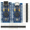 2 Pack Micro/Type-C USB ATMEGA32U4 Module 5V 16MHz Development Board