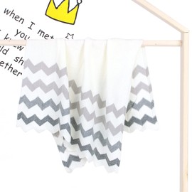 mimixiong Knitted Baby Blanket Toddler Blanket for Boys and Girls (Pink-2)