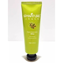 SpaNature - Hand & Body Lotion Olive - Made in Korea - 2.5 oz