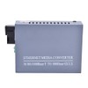 2 Pcs Ethernet Converter Single Mode Single Core RJ45 Gigabit