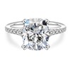 Bo.Dream Cubic Zirconia Promise Rings for Her, Elongated Cushion Cut