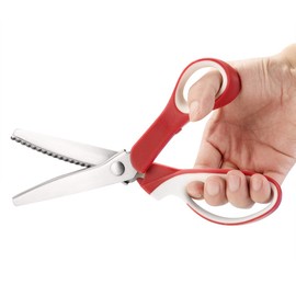 Pinking Shears by Phildim - Zig-zag Scissor for Fabric Leather & Paper - Pinking Dressmaking Sewing Scissors PD-046-UK-C