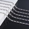 KYUNHOO 6.5FT/2M Stainless Steel Chunky Chains for Jewelry Making 10MM